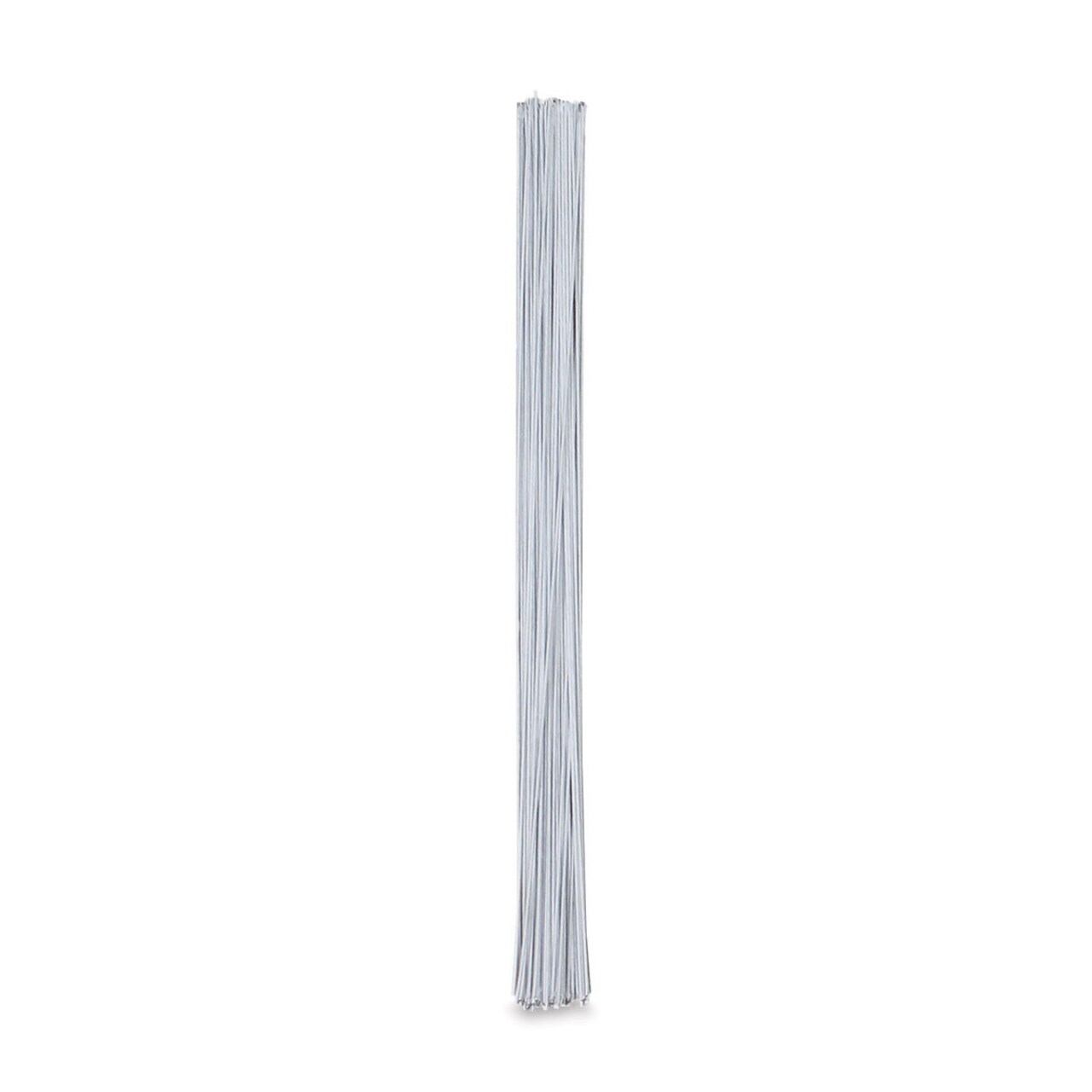 CakeDeco Floral Wire - White, Pkg of 50, 18 gauge, 14 long